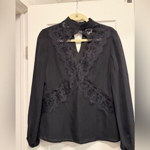 Cami NYC Black Lace Cut Out Blouse 💃